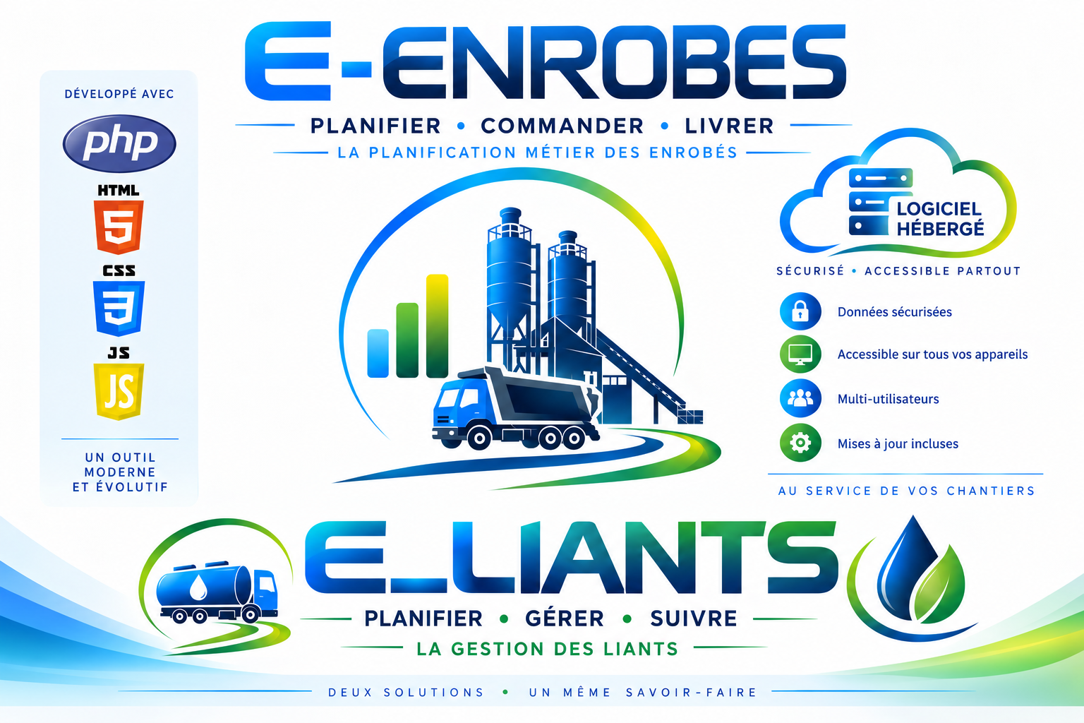 E-ENROBES et E-LIANTS